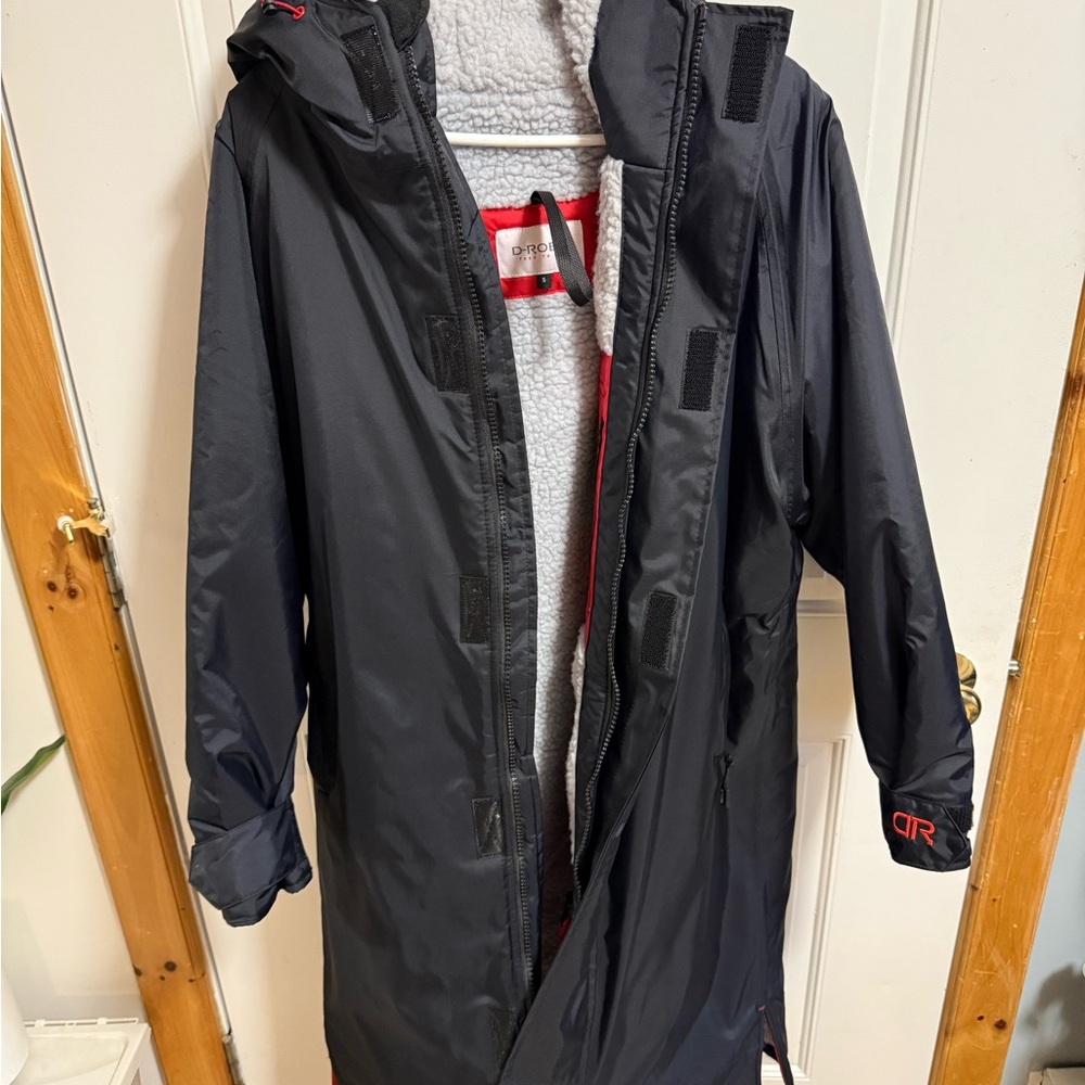 Women's Black Hooded Trench Coat